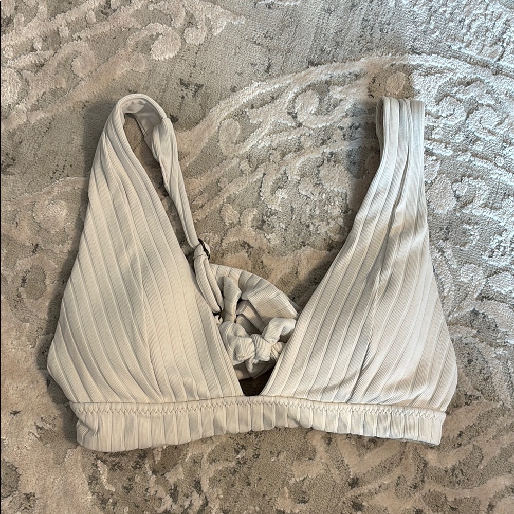BECCA Cream Bikini Top